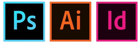 Adobe Photoshop, Illustrator, InDesign